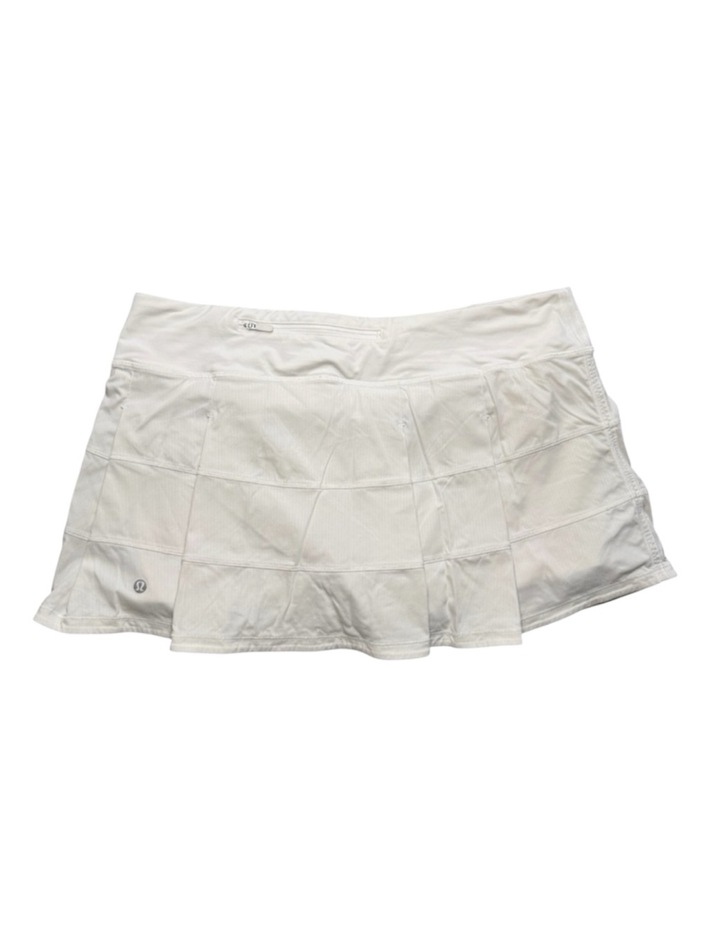Lululemon Pace Rival Mid-Rise Tennis Skirt White Size 8